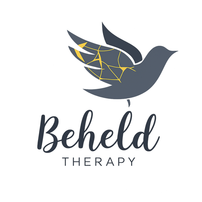 beheld therapy logo kinsugi flying free whole